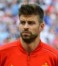 FC Barcelona and Spain national football team centre-back Gerard Pique Royalty Free Stock Photo